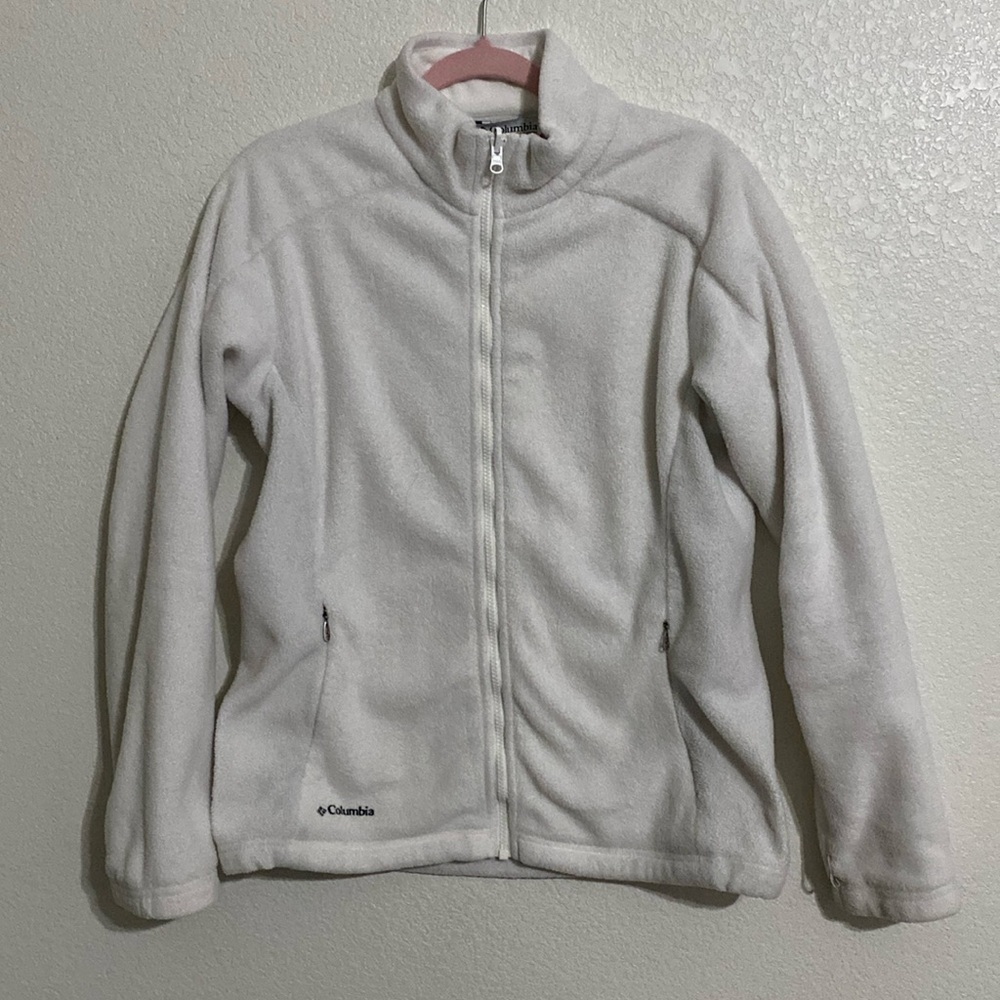 COLUMBIA Women’s Reversible Full Zip Ivory Jacket Size L